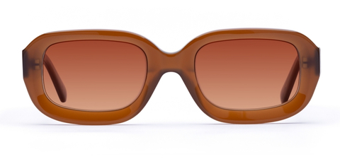 Kerr in Chocolate – Modern Rectangle Sunglasses | IOLLA