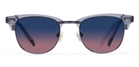 Livingstone II in Light Grey Crystal – 50s-Inspired Sunglasses | IOLLA