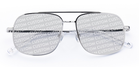 Sinclair in Chrome Silver – Sleek Contemporary Sunglasses | IOLLA