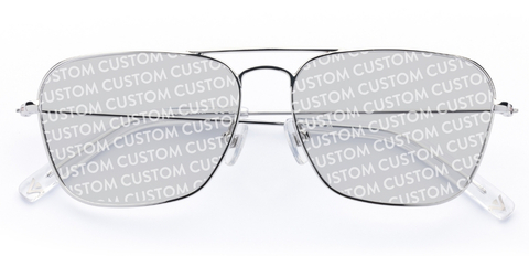 Walker in Chrome Silver – Classic Aviator Sunglasses | IOLLA