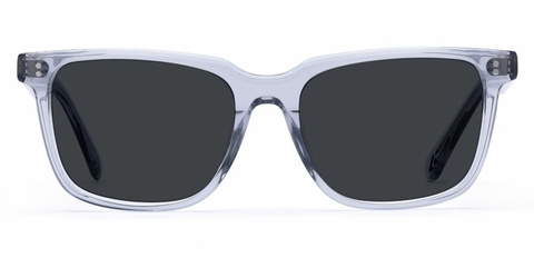 Russell Light Grey Crystal – Vintage-Inspired Sunglasses | IOLLA