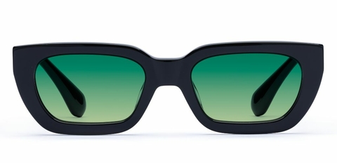Shaw in Black – Standout Geometric Sunglasses | IOLLA