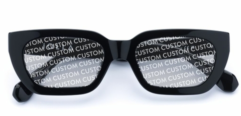 Shaw in Black – Standout Geometric Sunglasses | IOLLA