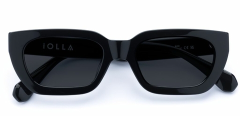 Shaw in Black – Standout Geometric Sunglasses | IOLLA