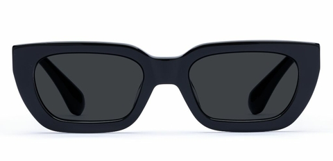 Shaw in Black – Standout Geometric Sunglasses | IOLLA