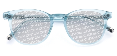 Smith in Teal Crystal – Vibrant Round Sunglasses | IOLLA