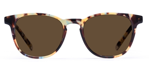 Smith in Walnut Tortoise – Timeless Round Sunglasses | IOLLA