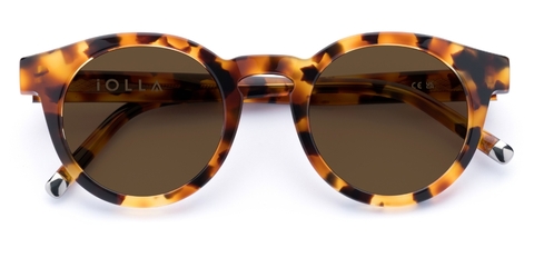 Somerville in Caramel Tortoise – Classic Chunky Sunglasses | IOLLA