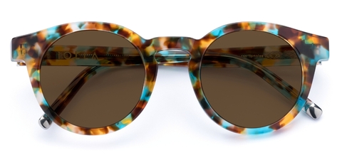 Somerville in Ocean Tortoise – Vibrant Statement Sunglasses | IOLLA