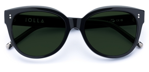 Swinton in Black – Oversized Cat-Eye Sunglasses | IOLLA