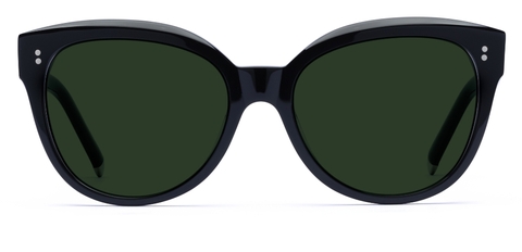 Swinton in Black – Oversized Cat-Eye Sunglasses | IOLLA