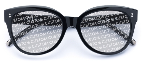 Swinton in Black – Oversized Cat-Eye Sunglasses | IOLLA