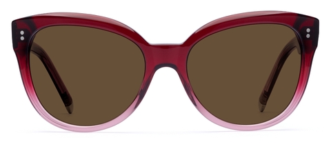 Swinton in Maroon Fade – Bold Statement Cat-Eye | IOLLA