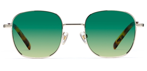 Taylor in Chrome Gold – Sleek Metal Sunglasses | IOLLA