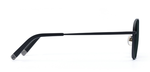 Taylor Matte Black – Sleek Metal Sunglasses | IOLLA