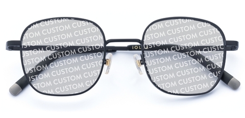 Taylor in Matte Black – Minimalist Square Sunglasses | IOLLA