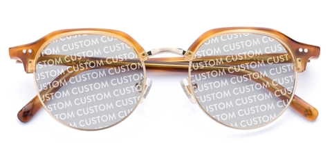 Thom in Amber – Timeless Acetate-Metal Sunglasses | IOLLA