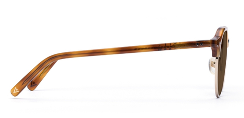 Thom in Amber – Timeless Acetate-Metal Sunglasses | IOLLA