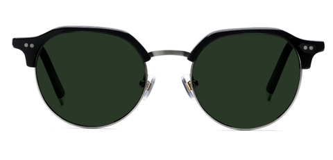 Thom in Black – Timeless Acetate-Metal Sunglasses | IOLLA