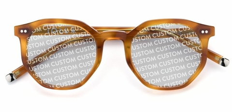Williams in Amber – Octagonal Statement Sunglasses | IOLLA