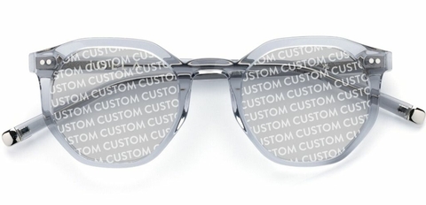 Williams in Light Grey Crystal – Sleek Octagonal Sunglasses | IOLLA