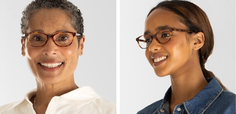 Healey Medium Havana model glasses