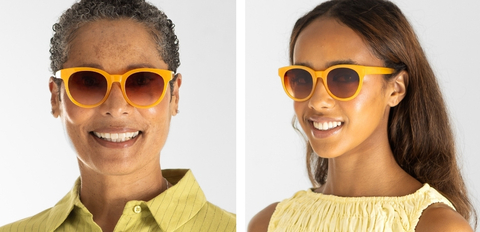 Campbell Honey sunglasses worn by models