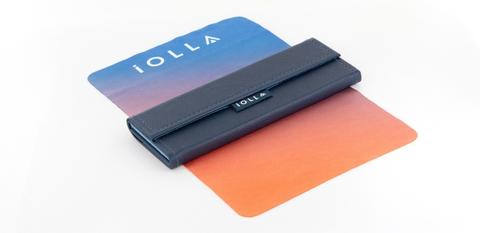 10 year IOLLA celebratory cloth with blue glasses case 