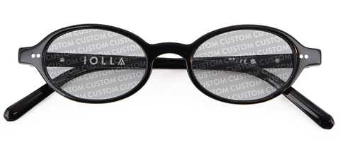 IOLLA Callie Black Sunglasses with Custom Tint