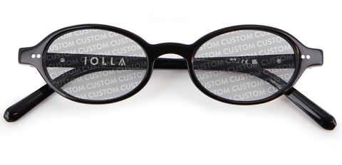 IOLLA Callie Black Sunglasses with Custom Tint