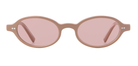 IOLLA Callie Mocha Sunglasses with Blush Lenses
