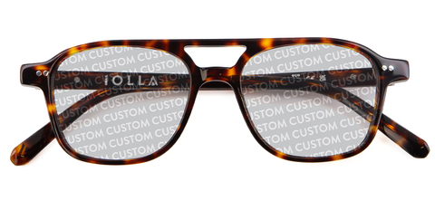 IOLLA Ramsay Deep Havana Sunglasses with Custom Tint