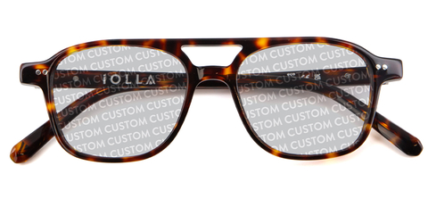 IOLLA Ramsay Deep Havana Sunglasses with Custom Tint