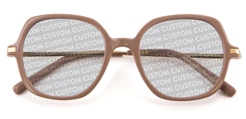 IOLLA Rowan Mocha Sunglasses with Custom Tints