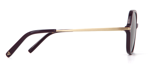 IOLLA Rowan Sunglasses in Plum with Grey Lenses