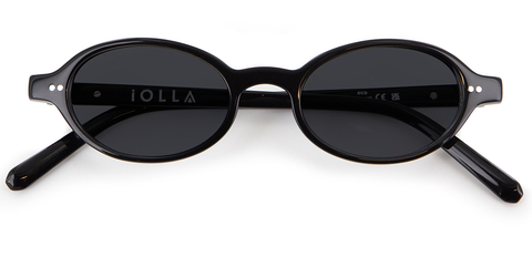 IOLLA Callie Sunglasses in Black with Grey Lenses