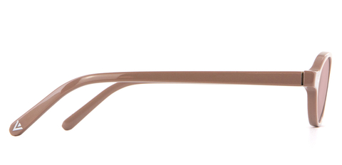 IOLLA Callie Sunglasses in Mocha with Blush Lenses
