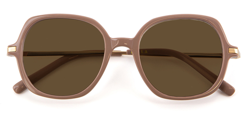 IOLLA Rowan Sunglasses in Mocha with Brown Lenses