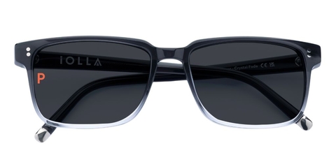 Burns Crystal Fade Sunglasses with Grey Polarised Lenses