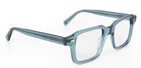 Angus Glasses in Teal Crystal