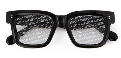 Brodie Sunglasses in Black with Custom Tint