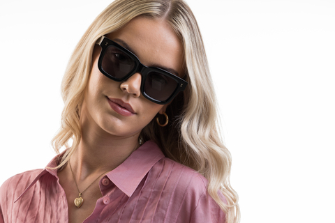 IOLLA Brodie Sunglasses in Black with Grey Lenses
