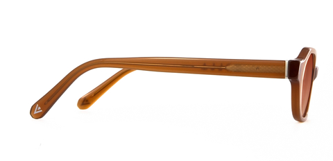 Dunbar Sunglasses in Chocolate with Sienna Sunset