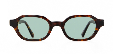 Dunbar Sunglasses in Deep Havana with Seabreeze Tint