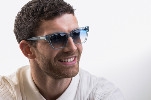 IOLLA Macrae Sunglasses in Teal Crystal with Ocean Glow