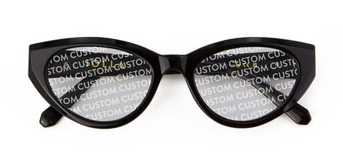 Jura Sunglasses in Black with Custom Tint