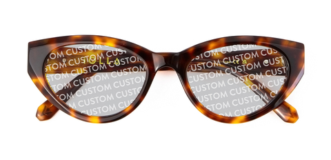Jura Sunglasses in Medium Havana with Custom Tint