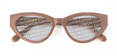 Jura Sunglasses in Mocha with Custom Tint