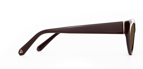 Jura Sunglasses in Plum with Brown Lenses