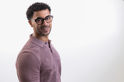 Macrae Deep Havana Acetate Square Glasses